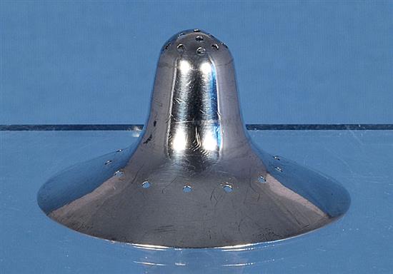 A very rare silver George III nipple shield, Diameter 6.5 cm.